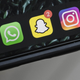 screenshot of snapchat on an iphone